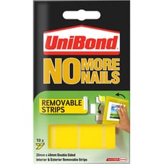 Unibond No More Nails Removable Adhesive Strips