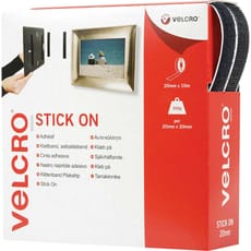 Velcro Stick On Tape Black