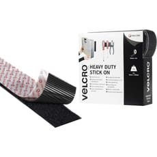 Velcro Heavy Duty Stick On Tape Black