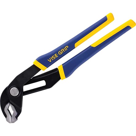 Tooltime 10-Inch Water Pump Pliers (250mm) - Slim Jaw, Green - Set Of 10