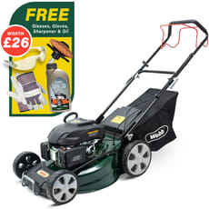 Webb WER510SP Classic Self Propelled Petrol Rotary Lawnmower 510mm FREE Glasses, Gloves, Oil & Sharpener Worth £26