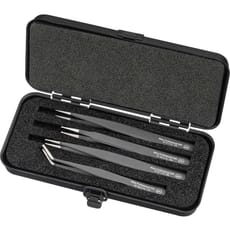 Wiha 4 Piece ESD SMD Tweezer Set
