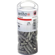 Wiha Standard Pozi Screwdriver Bits Bulk Tub