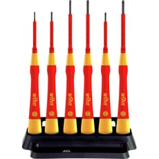 Wiha Picofinish 7 Piece Slotted and Phillips Precision VDE Screwdriver Set
