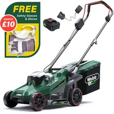 Webb Eco WEV20LM33 20v Cordless Brushless Rotary Lawnmower 330mm