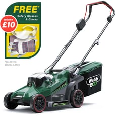 Webb Eco WEV20LM33 20v Cordless Brushless Rotary Lawnmower 330mm