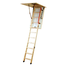 Werner TIMBERLINE 3 Section Loft Ladder and Hatch
