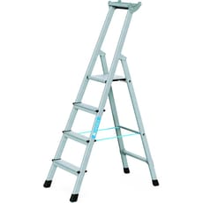 Zarges Anodised Trade Platform Step Ladder
