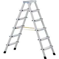 Zarges Anodised Double Sided Step Ladder