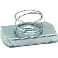 Sirius Metal Channel Nuts Short Spring BZP