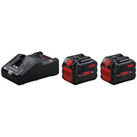 Bosch PRO BLUE 18v Cordless ProCORE Li-ion Batteries 12ah and Charger 