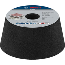Bosch PRO Conical Abrasive Cup Wheel for Stone