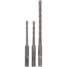 Bosch 3 Piece SDS Plus Concrete and Masonry Drill Bit Set