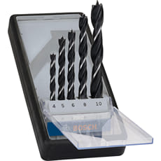 Bosch PRO 5 Piece Brad Point Wood Drill Bit Set