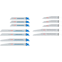 Bosch PRO 12 Piece Demolition Reciprocating Saw Blade Set Bosch PRO 12 Piece Demolition Reciprocating Saw Blade Set