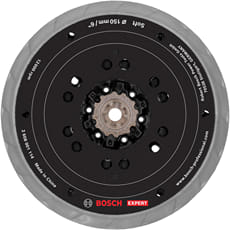 Bosch EXPERT Multihole Soft Backing Pads for GEX 18V 150mm Sanders