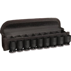 Bosch PRO 9 Piece 3/8" Drive Hexagon Impact Socket Set