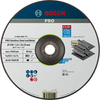 Bosch PRO Inox Thin Metal Steel Cutting Disc Bosch PRO Inox Thin Metal Steel Cutting Disc