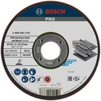 Bosch PRO WA46 BF Semi Flex Metal Grinding Disc 