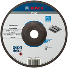 Bosch PRO Depressed Centre Metal Grinding Disc