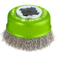 Bosch PRO X Lock Crimped Stainless Steel Wire Cup Brush 