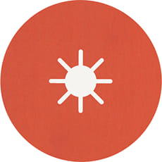 Bosch EXPERT R782 Prisma Fibre Sanding Disc 180mm