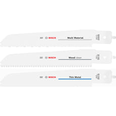 Bosch 3-Piece Jigsaw Blade Set for Bosch Multisaw PFZ 500
