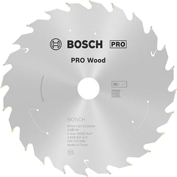Bosch PRO Cordless Wood Cutting Circular Saw Blade