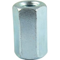Sirius Hex Connector Nuts Bright Zinc Plated