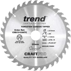 Trend CRAFTPRO Wood Cutting Saw Blade for DeWalt DCS7485