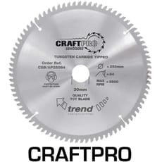 Trend CRAFTPRO Aluminium and Plastic Cutting Saw Blade