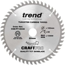 Trend CRAFTPRO Panel Trimming Plunge Saw Blade