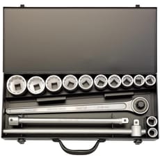 Elora 15 Piece 3/4" Drive Bi Hex Socket Set Imperial