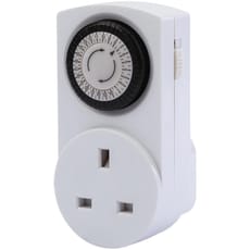 Draper 3 Piece 24 Hour Mechanical Plug Socket Timer Set