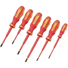 Draper Ergo Plus 6 Piece Slimline VDE Insulated Screwdriver Set