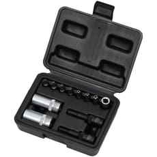 Draper 12 Piece 1/4" Drive Air Conditioning and ECU Socket Set