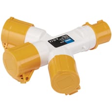 Draper 3 Way Socket Splitter 110v