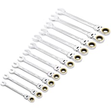 Draper Expert 12 Piece Hi-Torq Flexible Head Ratchet Combination Spanner Set