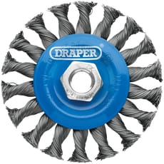 Draper Twist Knot Flat Wire Wheel Brush