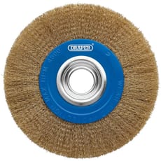 Draper Brassed Steel Bench Grinder Wire Wheel Brush