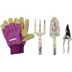 Draper 4 Piece Floral Pattern Garden Tool Set