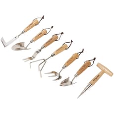 Draper Heritage 7 Piece Stainless Steel Garden Tool Set