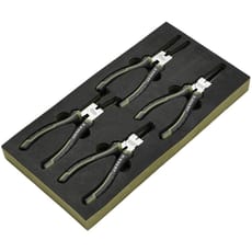 Draper Expert 4 Piece Circlip Pliers Set in Foam Tray