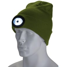 Draper Beanie Hat and USB Rechargeable LED Headlight