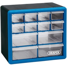 Draper 12 Drawer Wall Mountable Organiser Cabinet