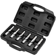 Draper 6 Piece 3/8" Drive Glow Plug Socket Set