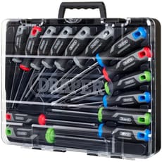 Draper 14 Piece Soft Grip Torx Screwdriver Set in Carry Case