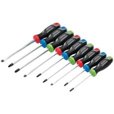 Draper 9 Piece Soft Grip Pound Thru Screwdriver Set