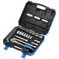 Draper 33 Piece 1/2" Drive Hex Socket Set Metric and Imperial