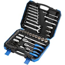 Draper 75 Piece Combination Drive Bit, Socket and Spanner Set